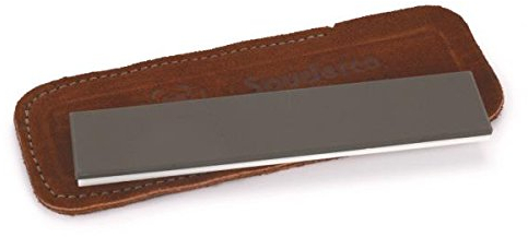 Spyderco Medium and Fine Pocket Stone Pierre à aiguiser 303MF, Blanc-Blanc, 12,5 cm