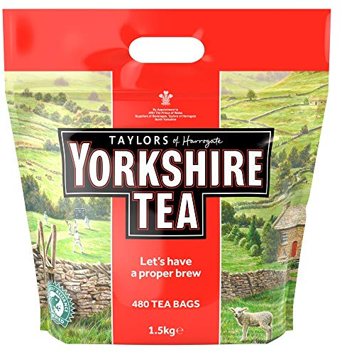 Yorkshire Tea, Total 480 Tea Bags, (Pack of 1.5 kg)