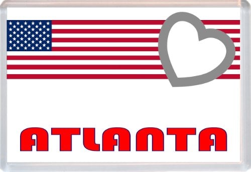 Atlanta - Georgia - Love USA/American Cities - Jumbo Fridge Magnet (United States of America)