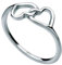 Elli Ring Damen Herz Symbol Verbunden in 925 Sterling Silber