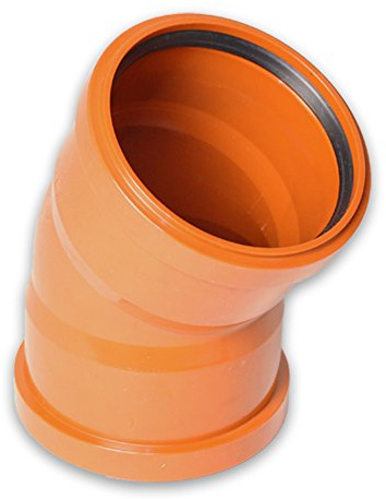Kanalrohrsystem KG-Bogen 2M 30° DN 110