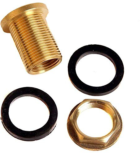 Regentonnenverschraubung Faßverschraubung mit 1/2 Aufnahme für Zapfhahn (Faß01)