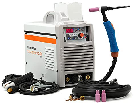 LUX™ Welder Fantasy TIG WIG AC/DC PULS 200 Amp Inverter Saldatrice Alluminio