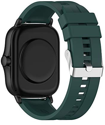 22mm Cinturini per Garmin vivoactive 4,Cintura Ricambio,Cinturino Sostitutivo Orologi per Cinturino Sportivo Cinturino per Huami Amazfit GTR 2nd Gen/Amazfit Pace/Amazfit stratos/GTR 47mm (verde scuro)