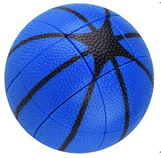 Oostifun Gobus 6CM Basketball Form Magic Ball Puzzle Spielzeug, Intelligentes 3D Puzzle Speed Ball Cube Fidget Ball (Blau Blue)