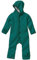 disana WALK-OVERALL, 100% Bio-Merinowolle GOTS, IVN Best | mit Umklappbündchen | Newborn Baby Kleinkind Kind Unisex | Made in Germany | Pacific Gr. 62-68