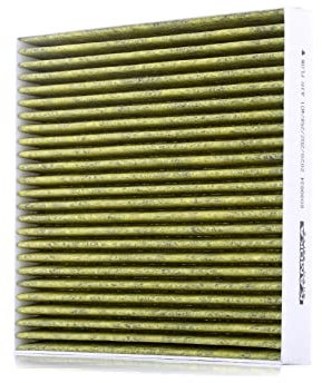 KAMOKA Filtro abitacolo Filtro aria fresca, Filtro al carbone attivo, Filtro per polveri fini (PM 2.5), con effetto antibatterico, con effetto antiallergico, con azione fungicida, con potere 6080034