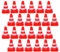 Toddmomy 40pcs Mini Pylonen: Miniatur Verkehrskegel Kinder Pylonen Leitkegel Spielzeug für Autobahn Straße Modellbau Micro Landschaft Puppenhaus Feengarten Zubehör