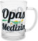 GRUSS & CO Bierglas mit Spruch Opas Medizin | Glas, 60 cl, Bierglas mit Motiv | Männergeschenk, Geschenk lustig | 47843