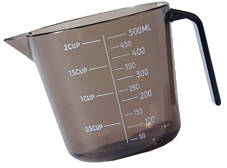 YUYEJIAYE Multi Purpose Measuring Mug 500 ml Measuring Jug Measuring Cup with Scale Portable Handle Spout for Liquid 2 Cup