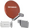 Kathrein CAS 90 ro Sat-Antenne multifeedfähig rotbraun - 16 Teilnehmer