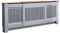 Blisswood Radiator Cover Traditional MDF Wood Grill Cabinet Shelf, Vertical Slat Modern Radiator Covers Crafted For Living Room Furniture (Adjustable, Grey)