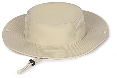 Zylioo Kleiner Safari Sonnenhut für Größen 53-55, UV Schutz Buschhut Boonie Hat Kleinen Kopf, Wanderhut Outdoor Fischerhut Größe S