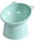 GALER Raised Cat Bowl, Elevated Cat Bowls with Stand Tilted, Anti Vomit Cat Food Bowl Ergonomic Cat Feeding Bowls Cat Feeder Food Water Bowl Cat Dishes 15° Tilted Raised Cat Feeder (Blue)