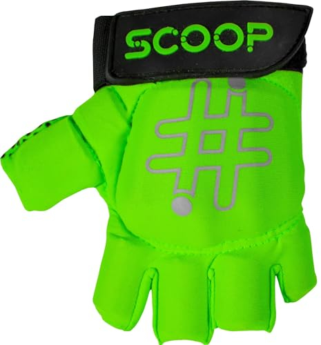 Scoop Hockey Handschoen - Half Finger - Green S