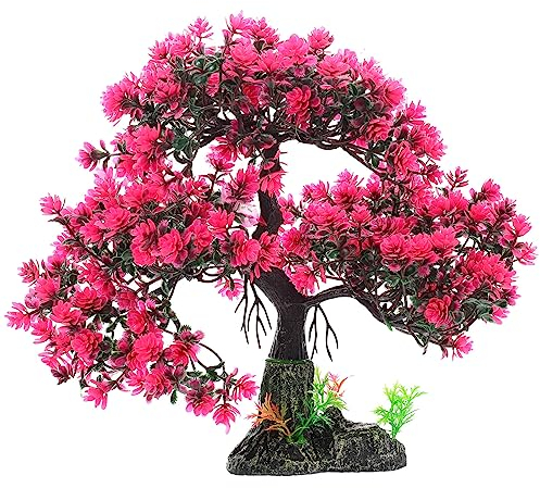 POPETPOP Fish Tank Aménagement Paysager Arbre Décoration Aquarium Artificielle Bonsaï Maison Décorations pour La Maison Décor Floral Ornement D'Aquarium Artificiel