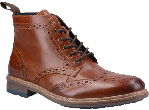 Hush Puppies Bottes Joshua Brogue pour homme, peau, 44.5 EU