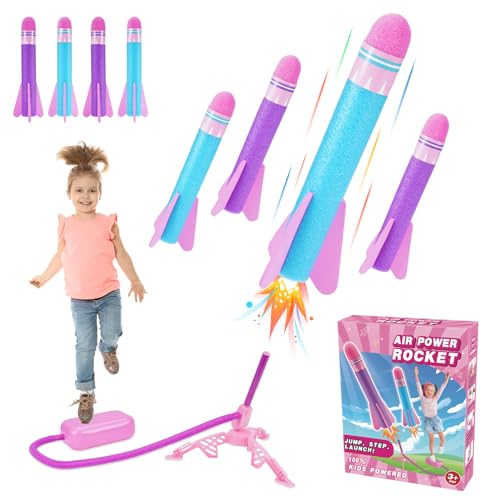 HappyKidsClub Raketen Spielzeug für Kinder, Weihnachten Geschenke Mädchen 3-12 Jahre Garten Spielzeug Kinder für Draußen Outdoor Spielzeug ab 3-12 Jahre Mädchen Outdoor Spiele für Kinder