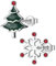 925 Sterling Silber Asymmetrische Schneeflocke Weihnachtsbaum Ohrstecker Für Frauen Hochzeit Party Feines S925 Geschenk