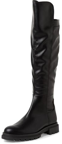 MARCO TOZZI Damen Overknee Stiefel Flach mit Reißverschluss, Schwarz (Black), 41 EU