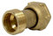 Arcanaute - Raccord laiton à visser - Rallonge Droite (Compteur) 3/4'' Mâle - écrou prisonnier Femelle 3/4