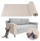 Alfombra rascador para Gatos Adhesivo Alfombra para Gatos tapete rascador para Gatos Protector Sofa Gatos arañazo rascador Gatos Pared (Beige, 40×400cm)