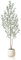 Fopamtri Artificial Olive Tree 180 cm Artificial Plants Indoor, Faux Olive Tree with Natural Wood Trunk and Lifelike Olive Leaves in White Planter for Home Bedroom Corner Garden (1 Pack)
