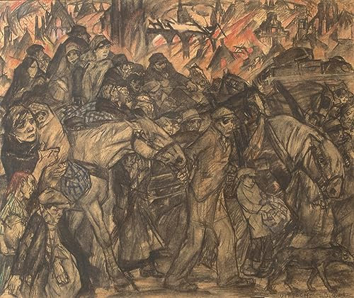 PSVDCTOO Gefeiert Wandbilder Kunst Poster Poster Bilder Exodus von Leo Gestel Vintage Wandbild für Heimdekoration 60x90cm