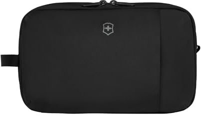 Victorinox Travel Essentials Toiletry Bag, Kosmetiktasche, Kulturtasche mit Wasserdichtem Fach, Reise-Accessoire, Damen/Herren, Schwarz