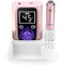 ANBEISTEE Ponceuse pour Ongles Professionnelle Rechargeable 45000 RPM, Contrôle à Ecran Tactile, Durée de Vie de la Batterie 15h, Pour Manucure/Pédicure/Sculpture/Polissage, Rose