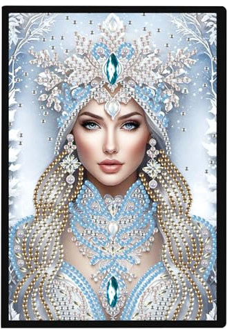 SHEGZHUC 14.5x21cm Diamond Painting Notizbuch A5 Blank Diamant Painting Notizbuch Diamant Malerei Notizbuch Diamond Painting Strass Special Spezialsteine Tagebuch Mädchen Geschenke(Königin Engel Feen)