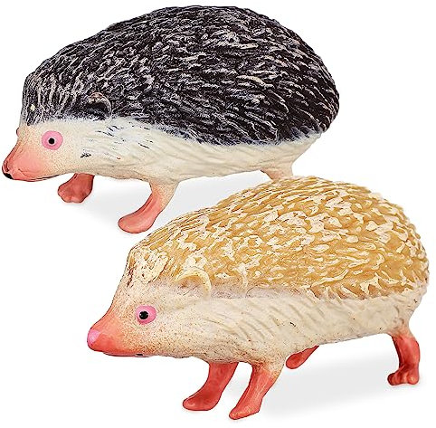 ifundom 2stücke Realistische Igel-Figuren Für Garten Und Wohnungsdekoration Süßes Tierornament Für Puppenhaus Und Mikrolandschaften Als