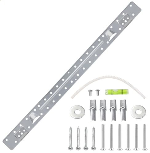 W10440498 W11025649 Microwave Mounting Plate Microwave Bracket Wall Mount Bracket Replacement for Whirlpool Amana Maytag Microwave Mounting Bracket Replaces AP6245752 PS12074431 W10821385, Silver