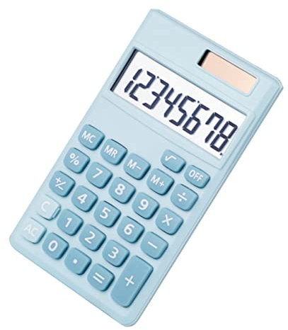 OFFSCH Calculatrice Solaire Portable Chiffres Mini pour Étudiants Design Adorable pour École Et Bureau
