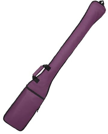 Qianly Borsa Oxford per Pagaia di Dragon Boat 131x21,5 cm con Cerniera e Tracolla, Viola