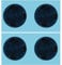 YEDJFFIYO 4 PCS Rubber Feet Mat Replacement for Microsoft Surface Laptop 3 4 5, Diameter 0.35in Rubber Slip-Resistant Laptop Case Bottom Feet Pad(Black)