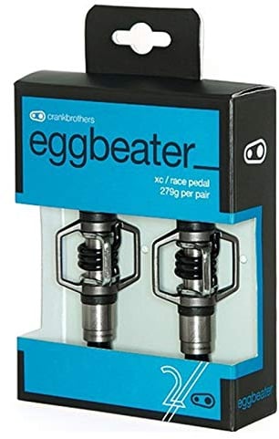 Crankbrothers Klickpedale XC Eggbeater 2, Silber/schwarz, CBEB2