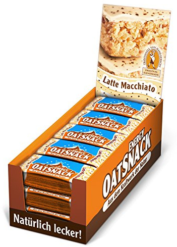 Davina Energy OatSnack, Müsli Riegel von Hand gemacht, Latte Macchiato, 30 x 65 g, 1er Pack (1 x 1950 g)