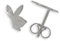 Bunny Herren Ohrstecker PAAR aus echt Sterling Silber 925 Häschen (Art.811129)