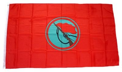 Fahne/Flagge DDR - Kampftruppen NEU 90 x 150 cm