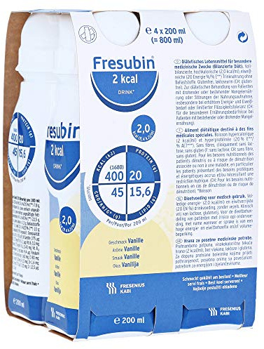 Fresubin 2 kcal DRINK Vanille Trinkflasche, 4X200 ml