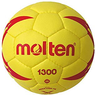 Molten Unisex Child Kids Methodology Handball Ball Handball - Yellow/Red, One Size