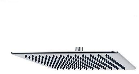 PONSI SOFFIONE Doccia Quadrato 30X30 CM in Acciaio Inox ULTRASLIM