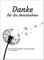 Trauer Danksagungskarten mit Umschlag | Motiv: Pusteblume, 10 Stück | Dankeskarten DIN A6 Set | Trauerkarten Danksagung Danke sagen