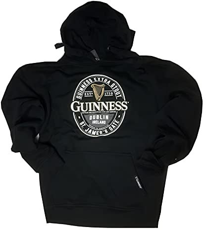 Guinness Hoodie mit St. James Gate Brauerei Logo (M)