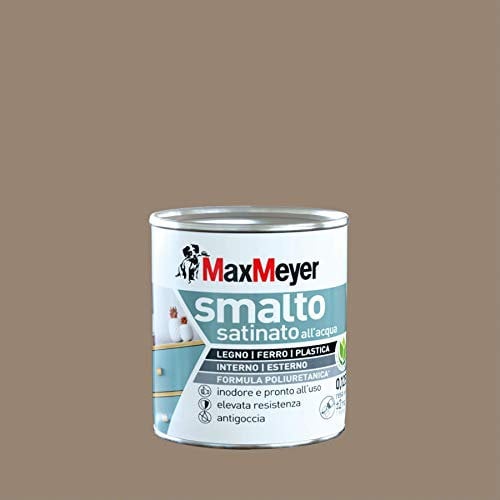 Maxmeyer Smalto All'Acqua Poliuretanico Satinato Yuta 0,125 L