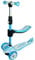 Cox Swain 2in1 Kinder Scooter TRIKY mit Leuchtrollen und Sitz, Color: Blue