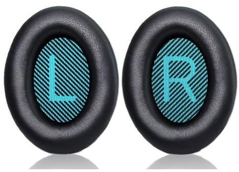 Familycrazy Ohrpolster für Bose Kopfhörer, Ersatz Ohrkissen, Ersatzpolster Kompatibel mit Bose QuietComfort 15 QC25 QC2 QC35 QC35ii / Ae2 Ae2i Ae2w Sound True & SoundLink (Blau)