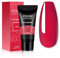 ROSALIND Poly Nail Gel, 60ML Art Acrylgel für Nägel, UV/LED Nagellack Gel Verlängerungskleber für Maniküre Reparatur Nagelverlängerung, Rot