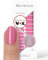 Miss Sophie Nagelfolie - First Kiss - Einfarbig, Pink, Nail Wraps - 24 ultra-dünne selbstklebende langanhaltende Nagelfolien